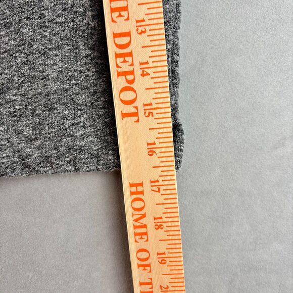 American Apparel Shorts Mens M Gray Heather Fleece Drawstring Pockets Made USA - Picture 4 of 7